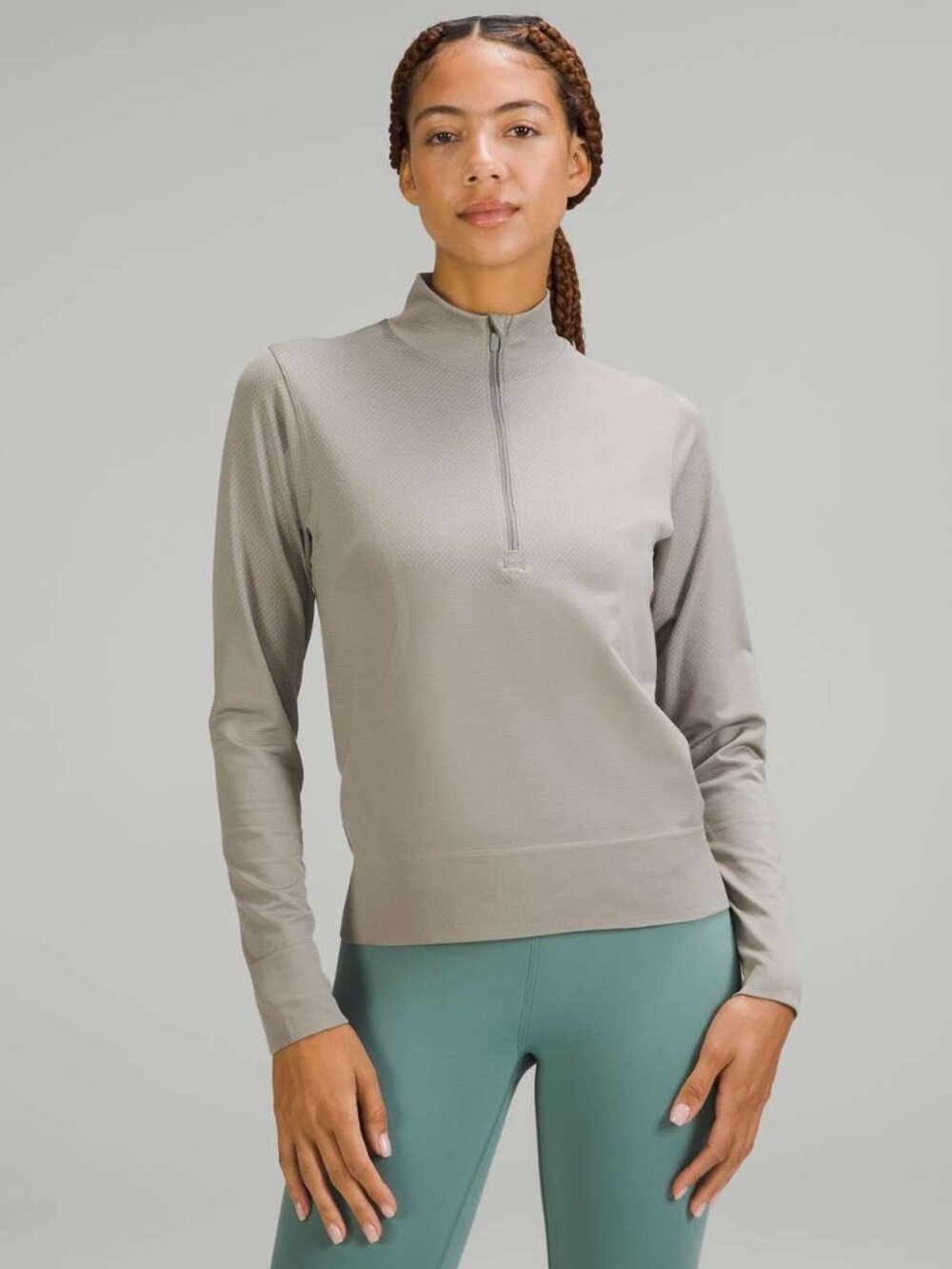 Lululemon Women's Swiftly Relaxed Half Zip - Grey
